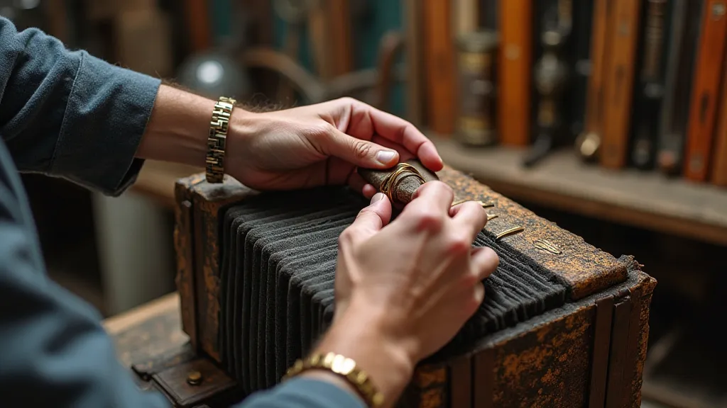 Accordion restoration work
